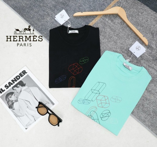 HERMES]에르메스  커플  코튼 티셔츠