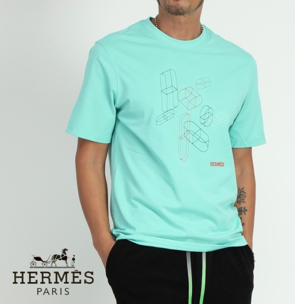 HERMES]에르메스  커플  코튼 티셔츠