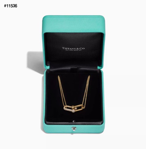 [TIFFANY & CO] 티파니앤코 링크 펜던트 네크리스 로즈골드 목걸이