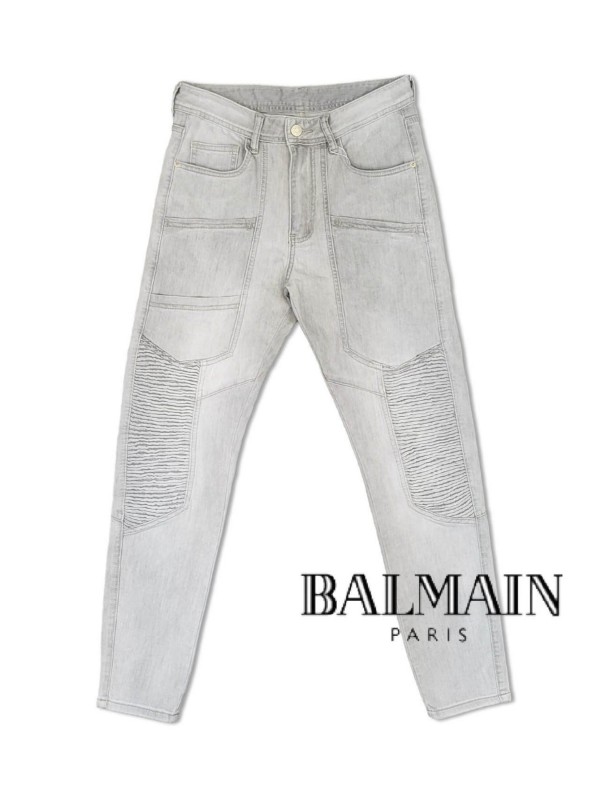 BALMAIN 데님 스판 팬츠