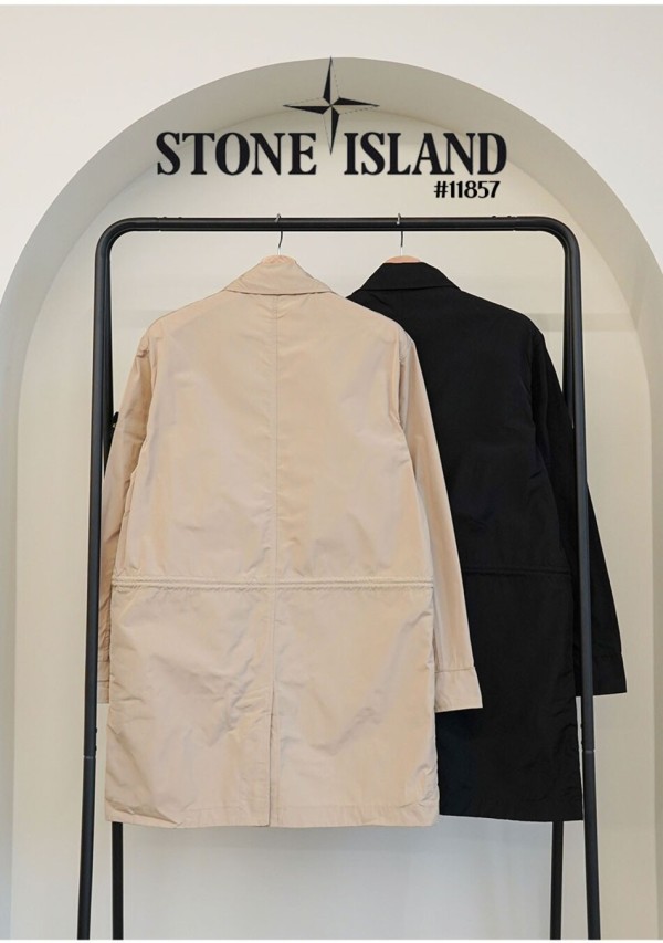 [STONE ISLAND] 스톤아일랜드 남성 미디 야상 코트 자켓