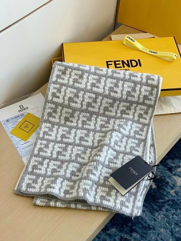 [FENDI] 펜디 캐시미어 머플러