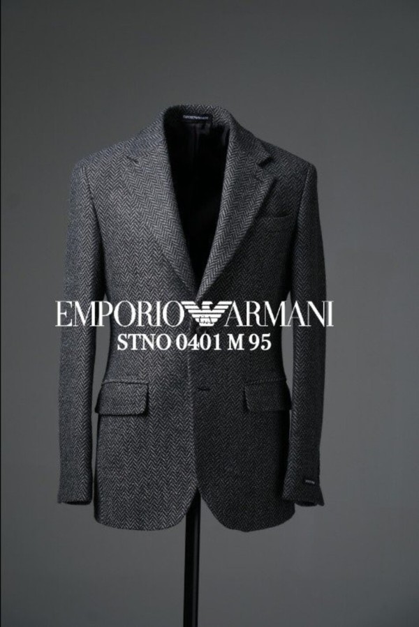 (EMPORIOARMANI) 헤링본 자켓