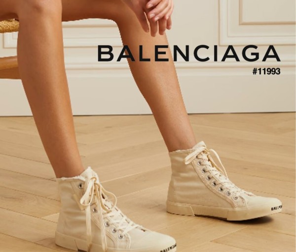 [BALENCIAGA] 발렌시아가 파리스 하이탑 캔버스 스니커즈