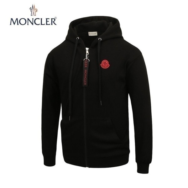 MONCLER. 23FW 신상 레드 로고 후드집업 트레이닝 셋트