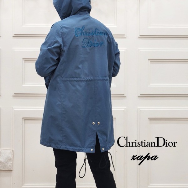 [ Christian Dior ] 남성 옴므 로고 피쉬테일 후드 자켓