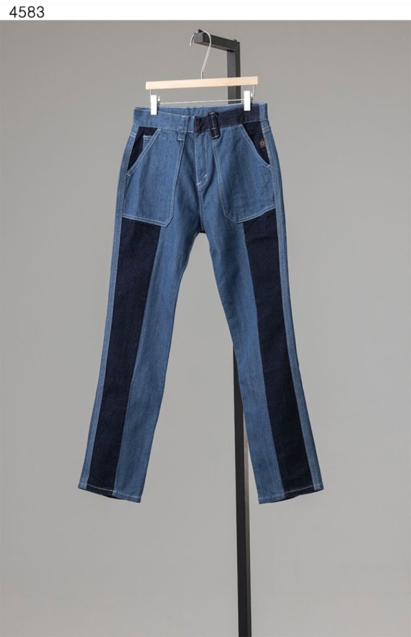 끌로에 [Chloe] 수입고급 Women's Patchwork Straight Jeans 신상