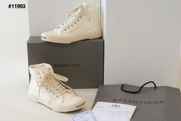 [BALENCIAGA] 발렌시아가 파리스 하이탑 캔버스 스니커즈