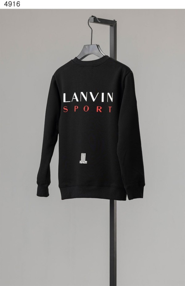 [LANVIN BLANC] 수입고급  랑방스포츠 LANVIN SPORT 기모 이중지 맨투맨 티셔츠 신상