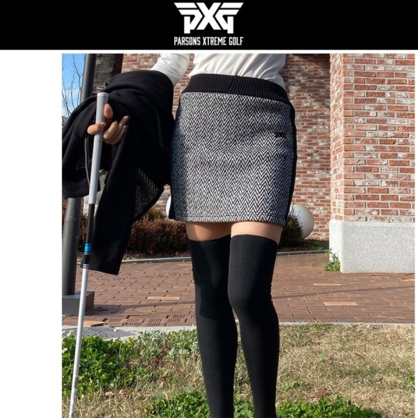 PXG 헤링본 스커트