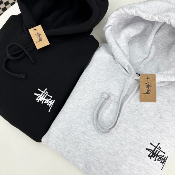 남녀공용 2023 Stussy 베이직 후드