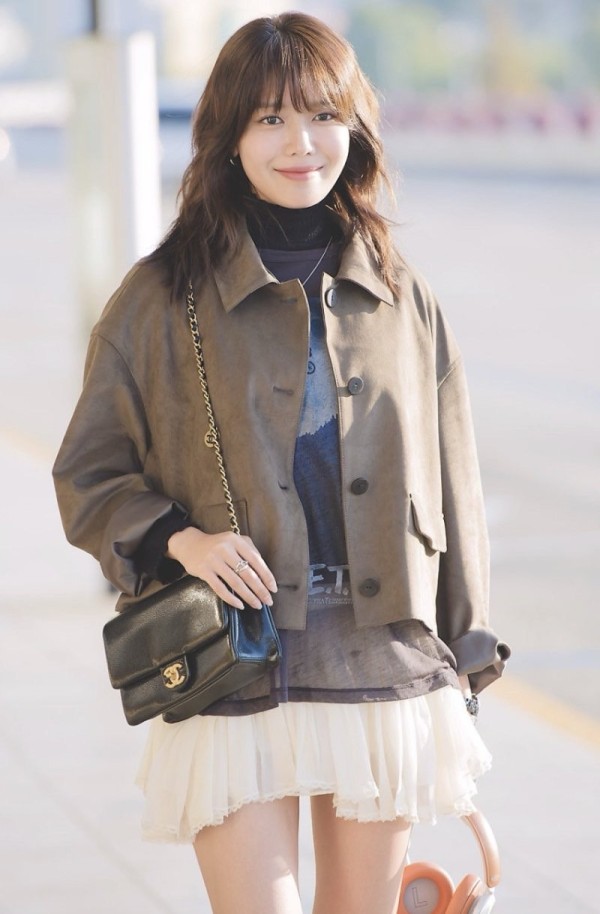 샤넬  CC 로고 샤이니 플랩백