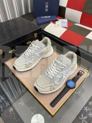 (남) 디올 B30 그레이 메시 스니커즈_KS